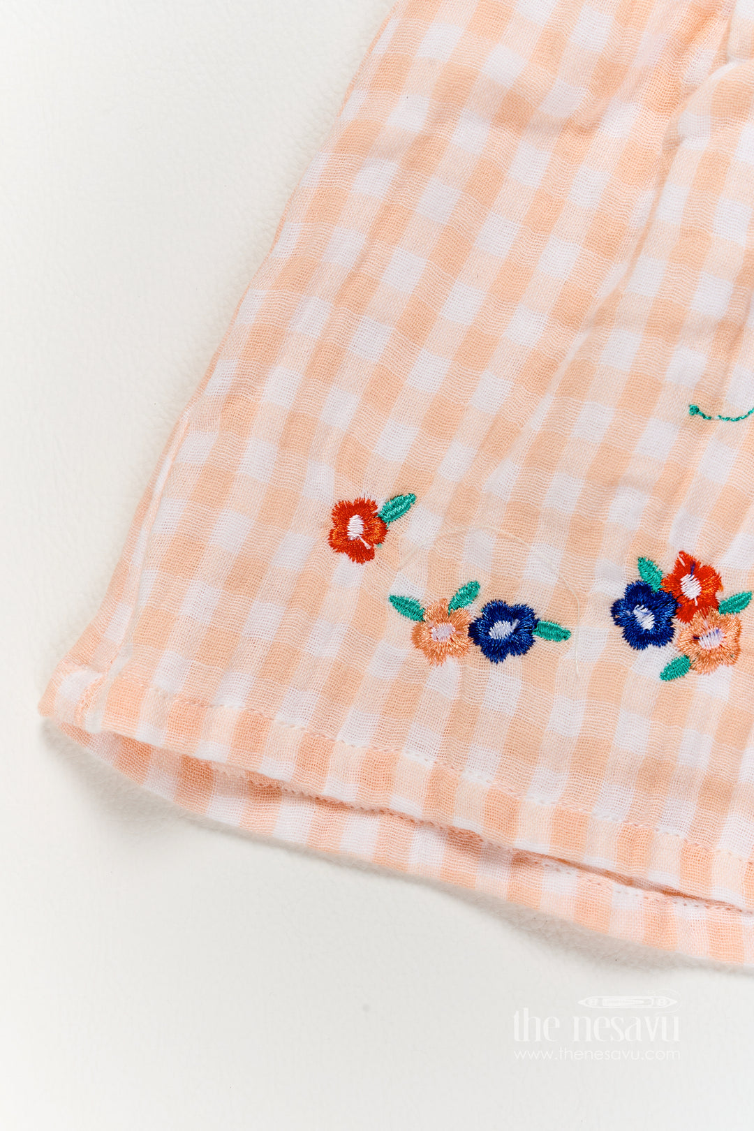 Girls Frock Dress in Orange for Milestone Days