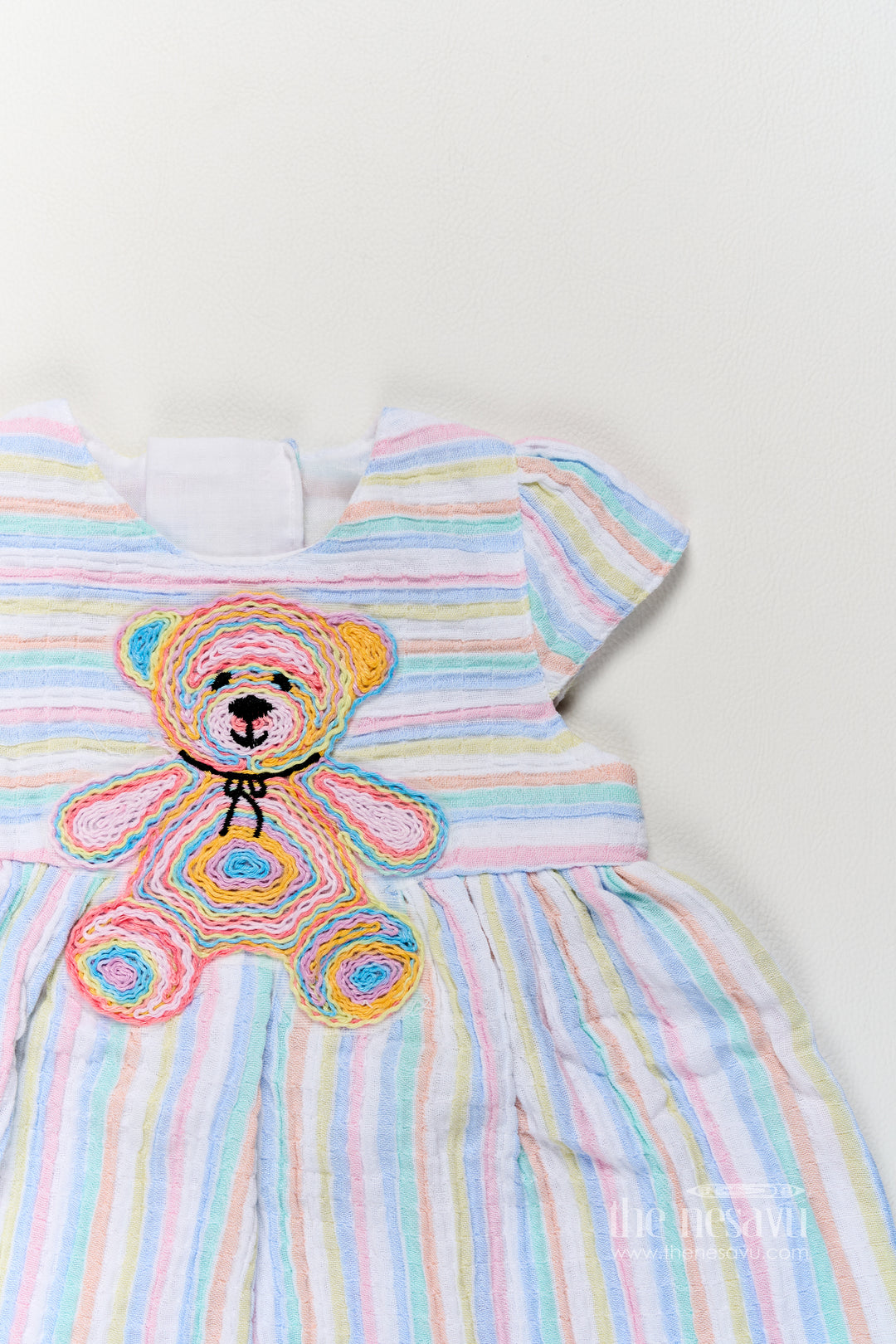 Girls Frock Dress in Multicolor for Celebrations and Photos