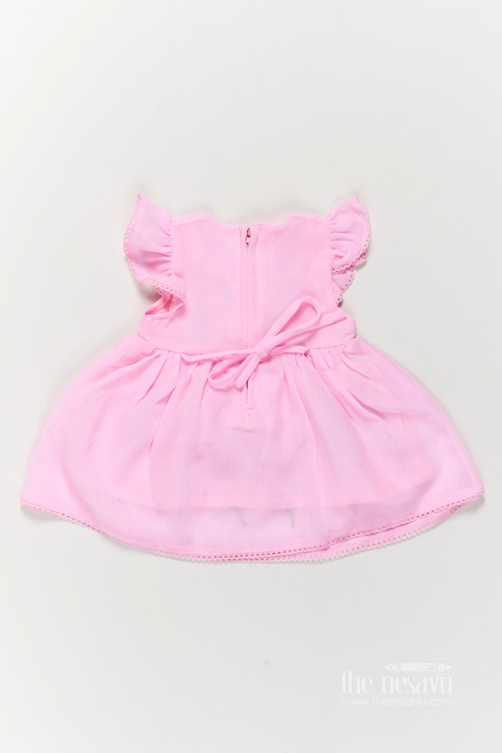 Party Frock for Girls in Pink for Celebrations and Photos