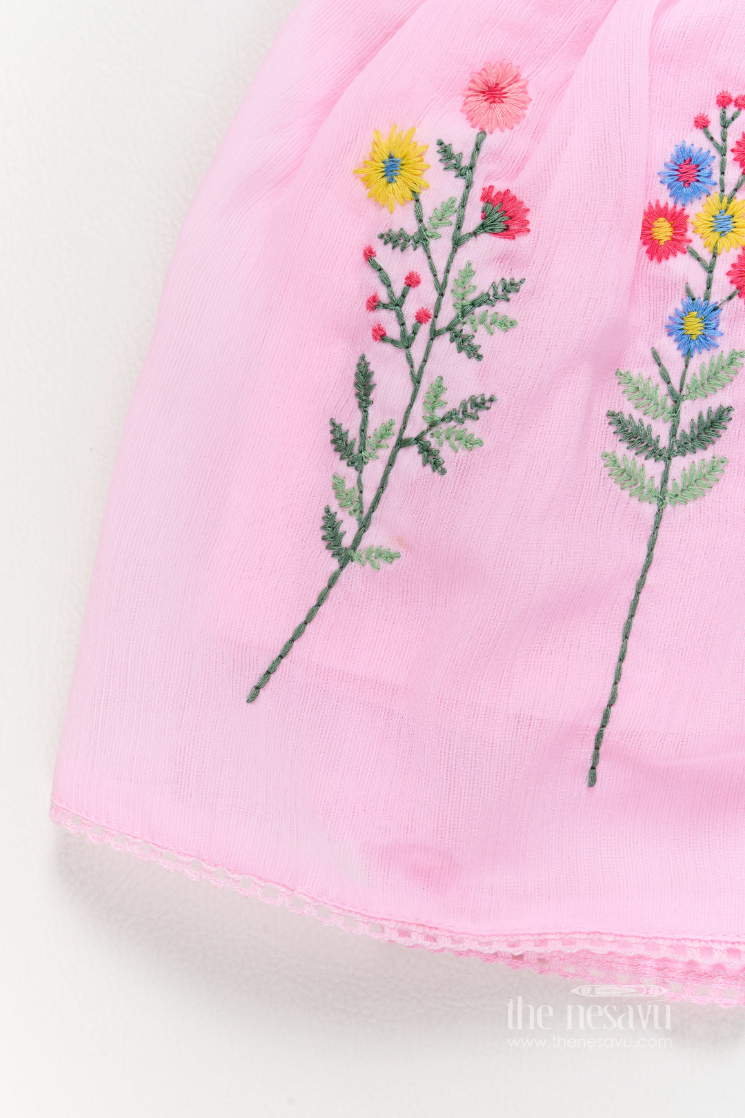 Party Frock for Girls in Pink for Celebrations and Photos