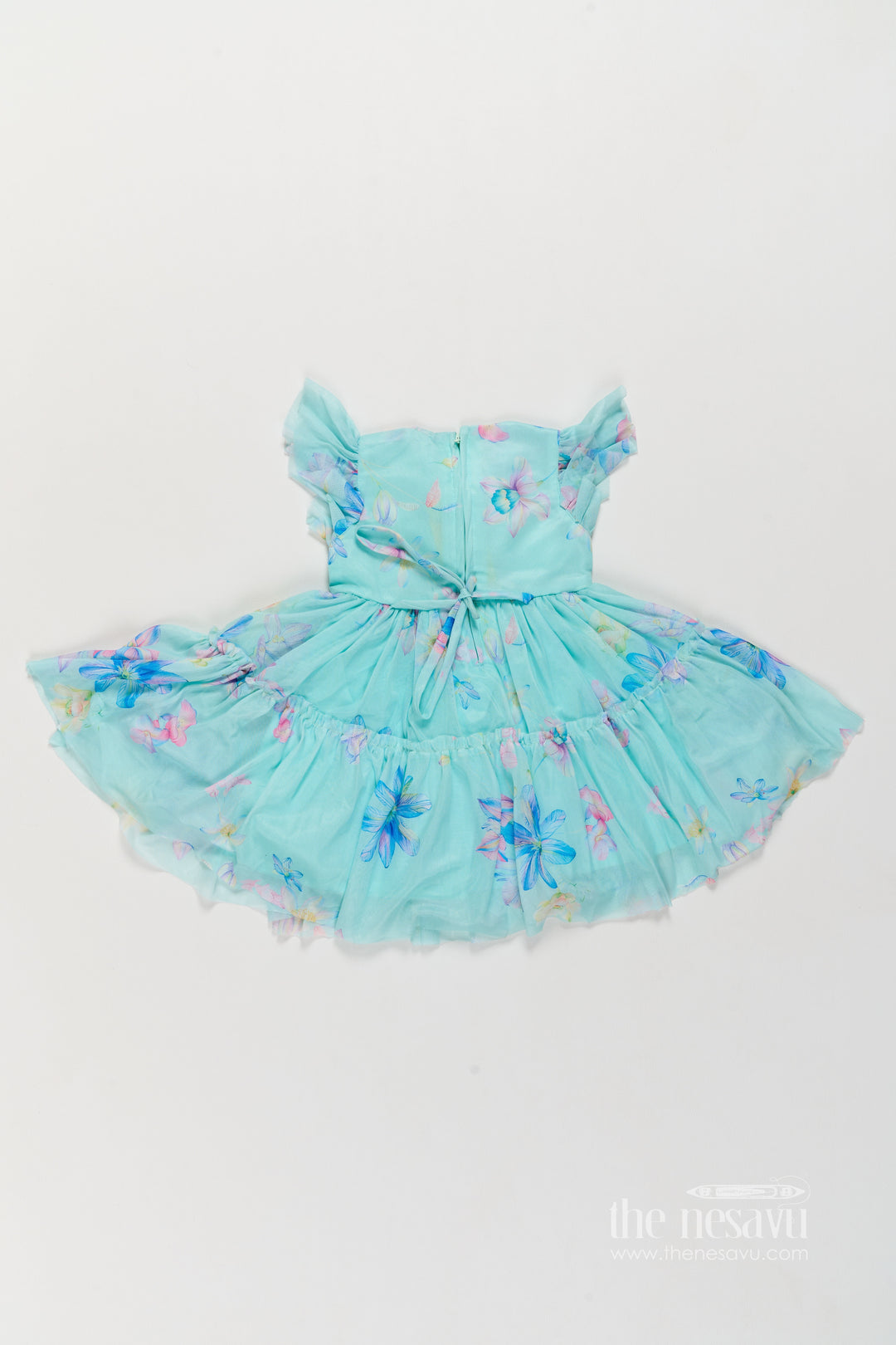 Designer Frock for Girls with Digital Print for Festive Occasions