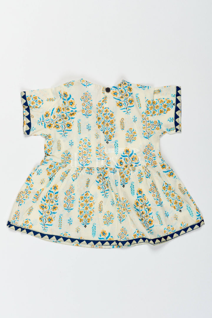 Cotton Dress for Girls with Smart Tailoring for Festive Occasions