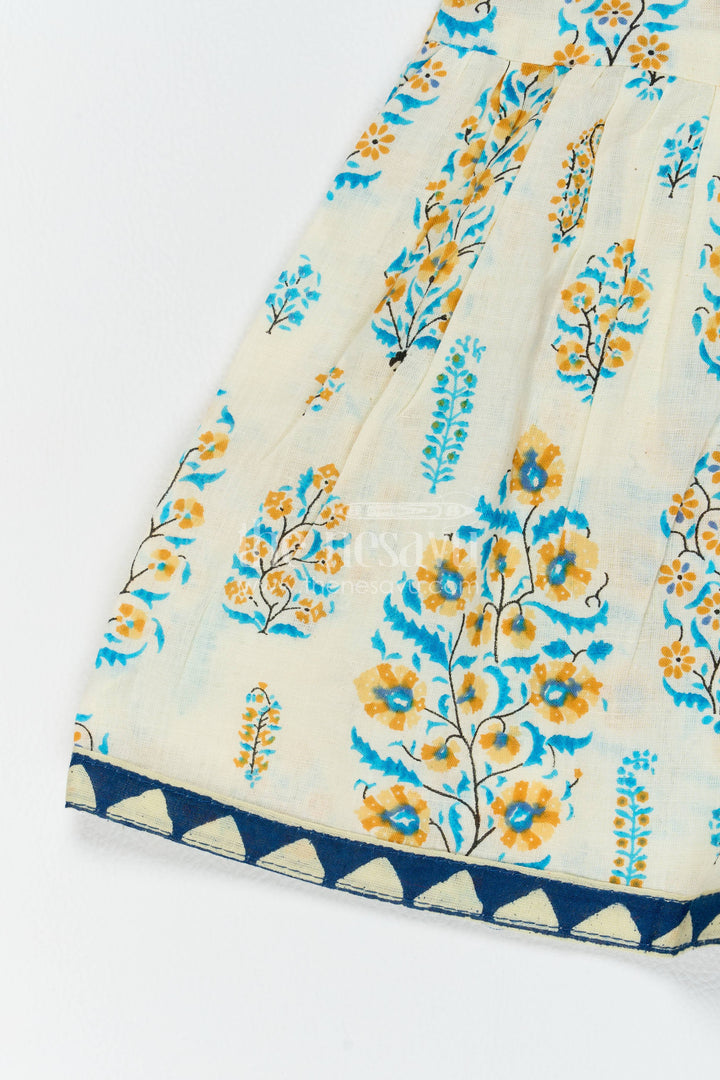 Cotton Dress for Girls with Smart Tailoring for Festive Occasions