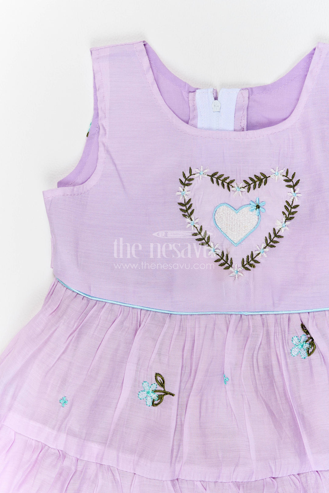 Ethnic Frock for Girls in Purple for Celebrations and Photos
