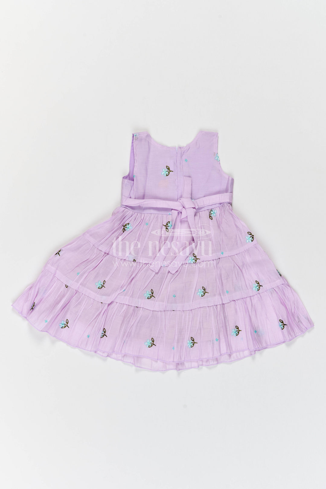 Ethnic Frock for Girls in Purple for Celebrations and Photos