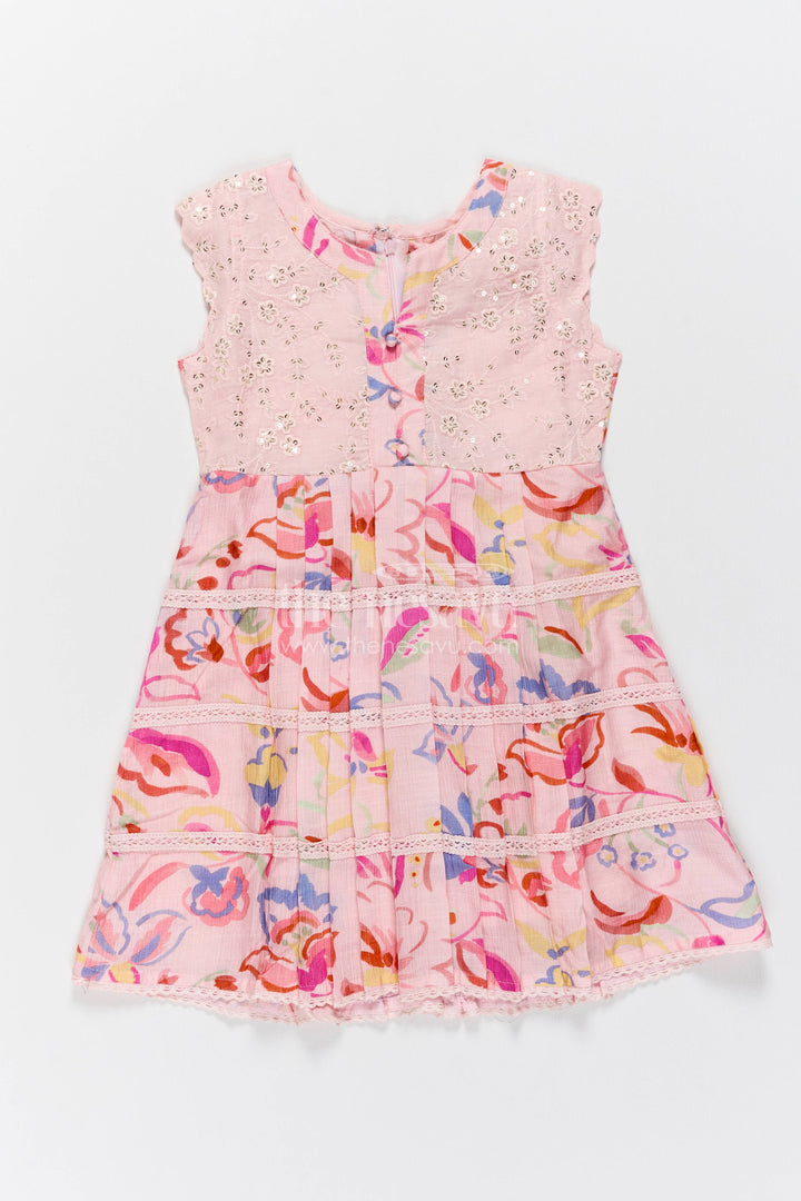 Girls Frock Dress in Cream for Milestone Days