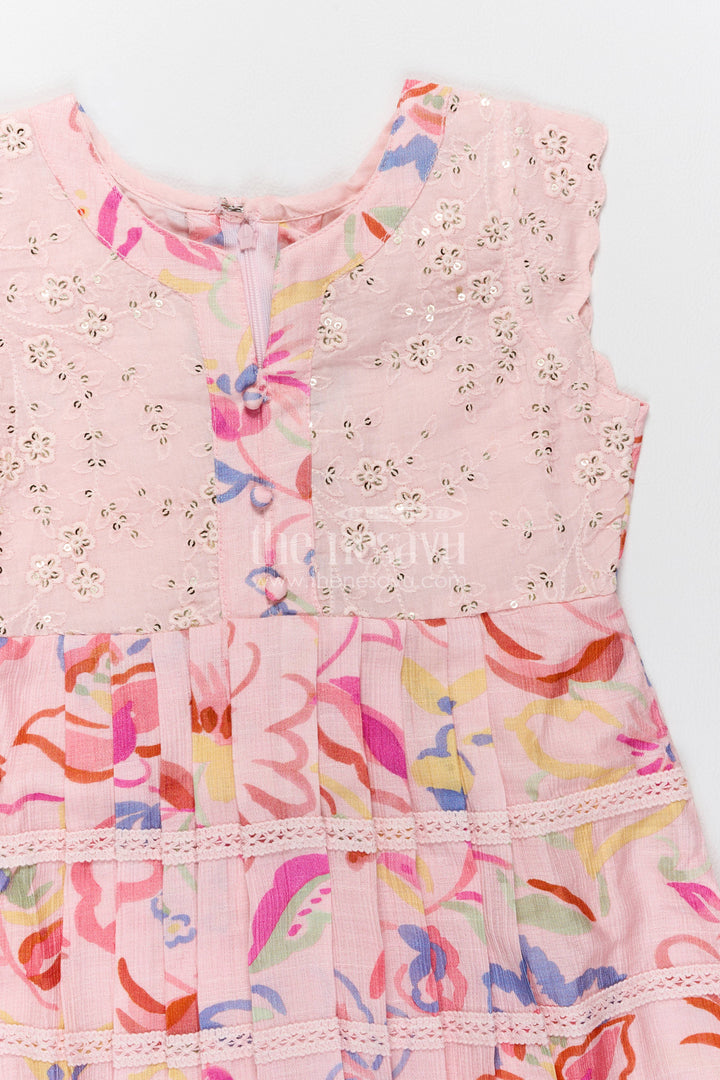 Girls Frock Dress in Cream for Milestone Days
