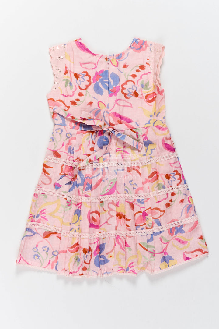 Girls Frock Dress in Cream for Milestone Days