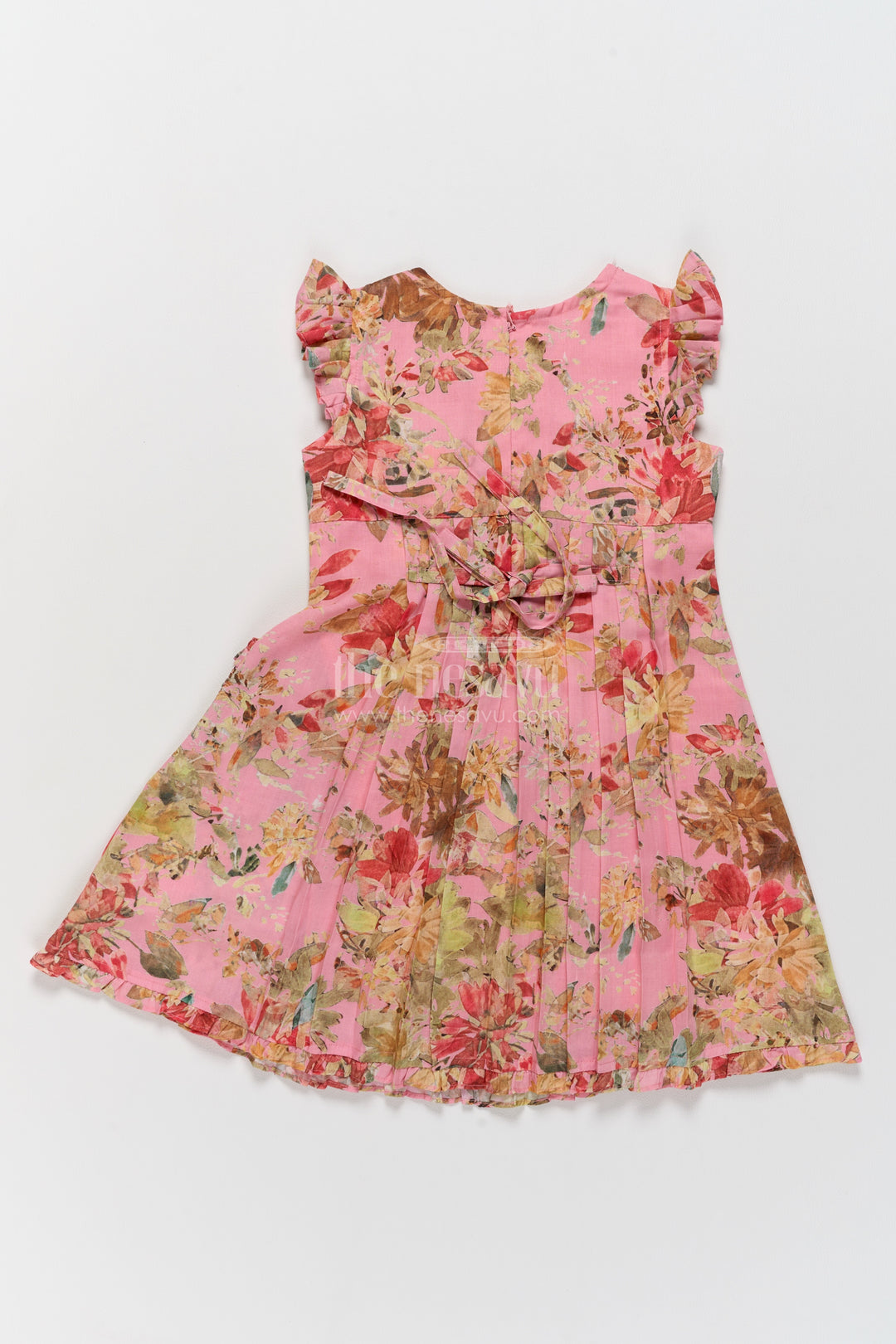 Girls Frock Dress in Peach for Joyful Occasions