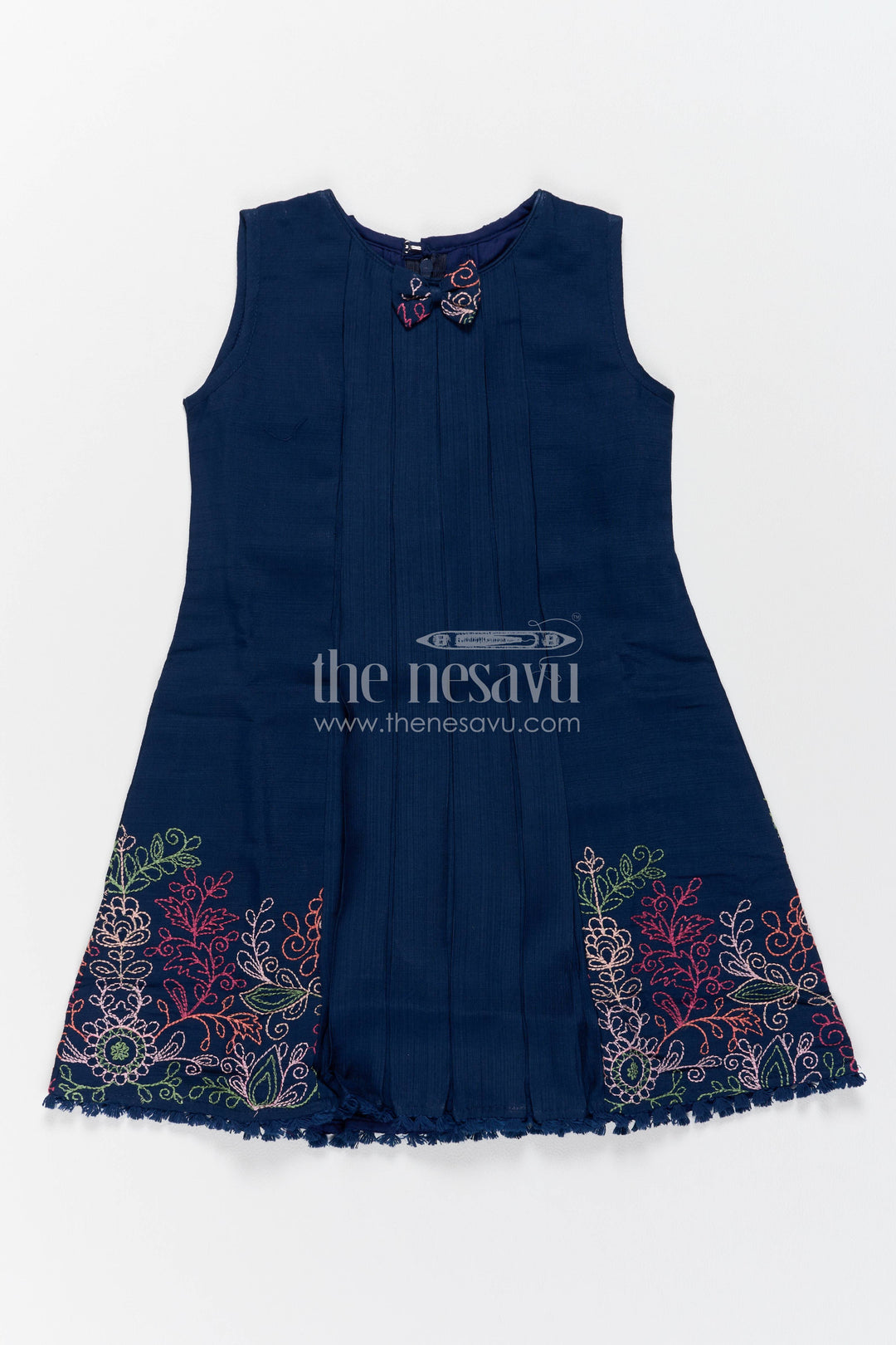 Girls Frock Dress in Blue for Milestone Days