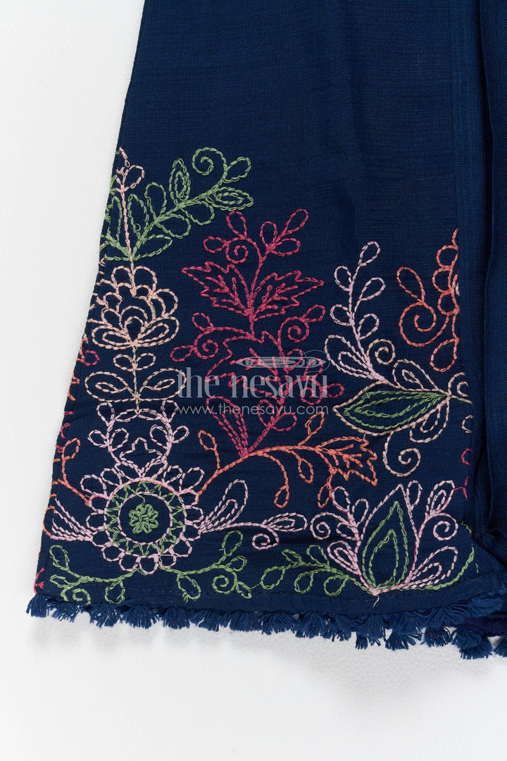 Girls Frock Dress in Blue for Milestone Days