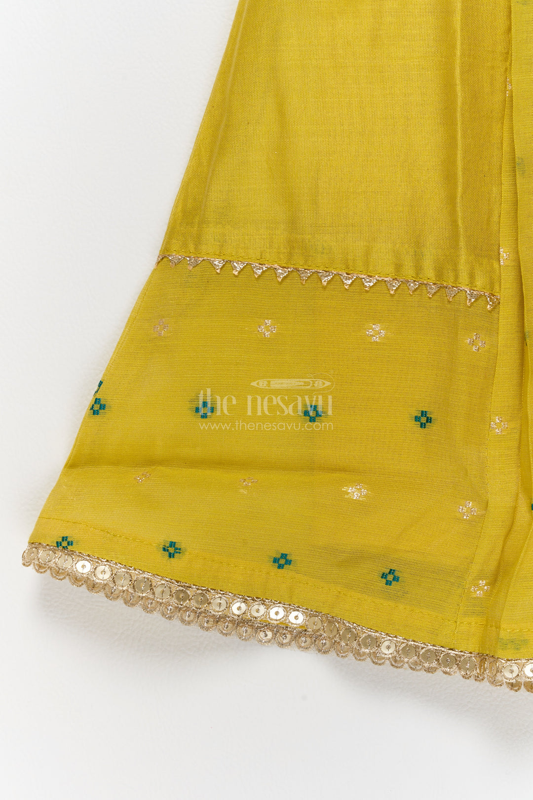 Chanderi Dress for Girls with Smart Tailoring for Festive Occasions