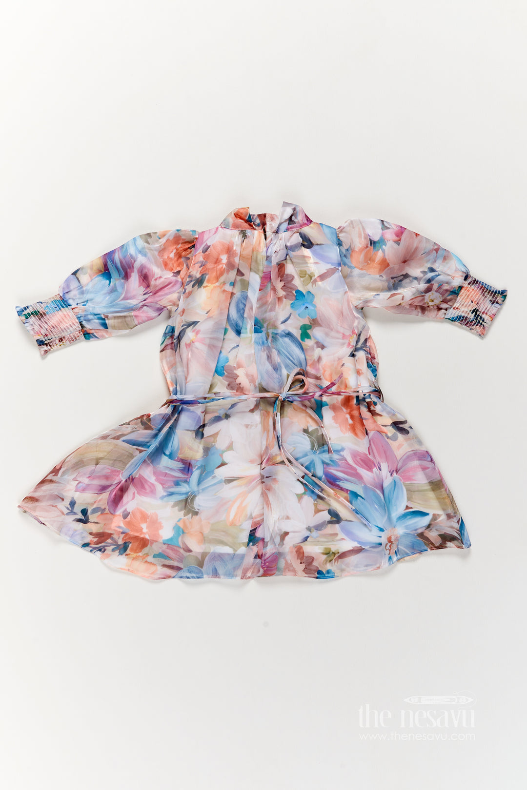 Girls Fancy Frock with Digital Print for Family Functions