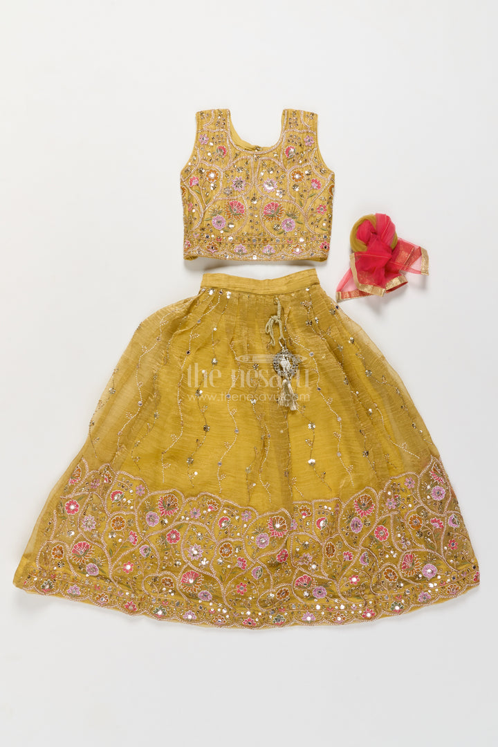 Kids Lehenga Set with Smart Tailoring for Weddings and Parties