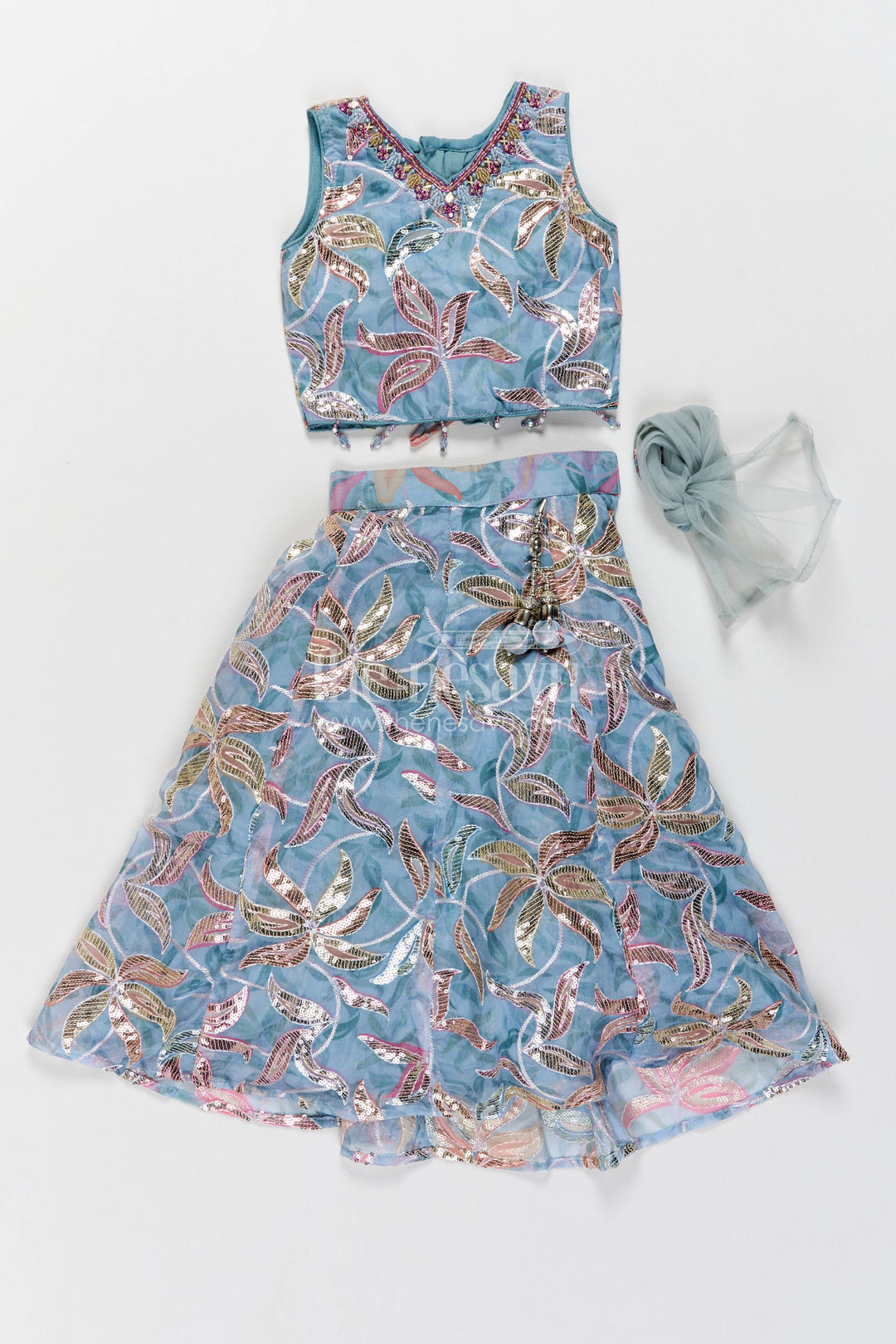 Fancy Lehenga for Girls with Sequin Work for Festive Occasions