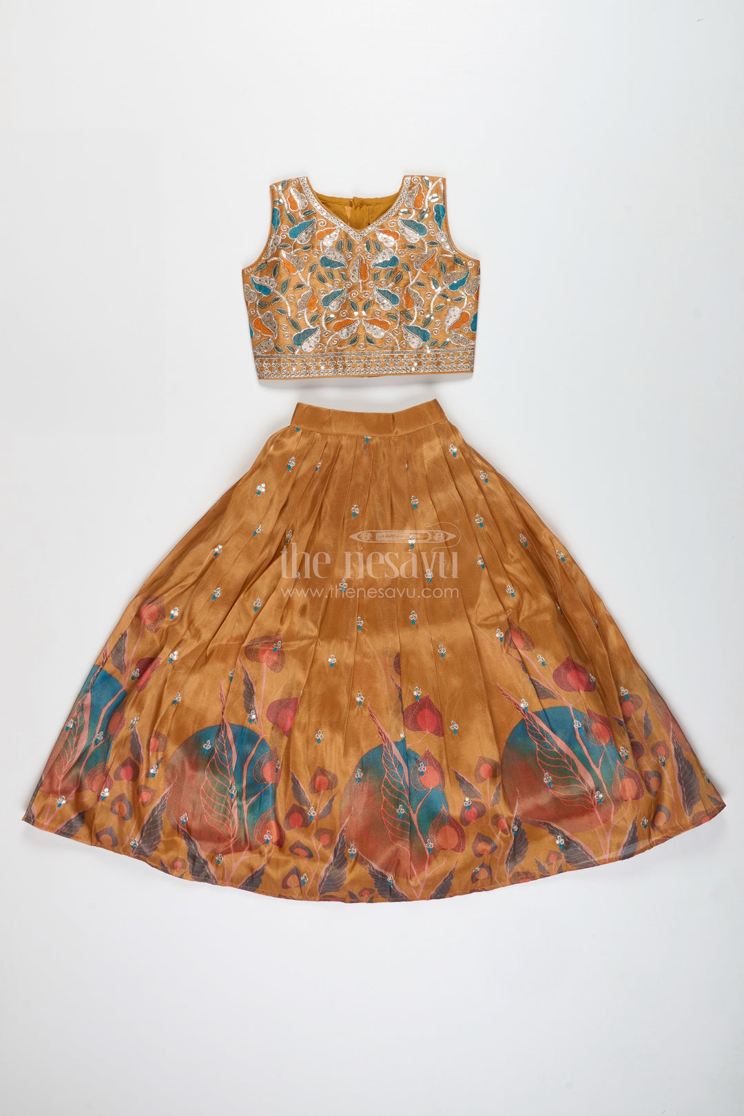 Festive Lehenga For Girls Embellished Partywear Skirt