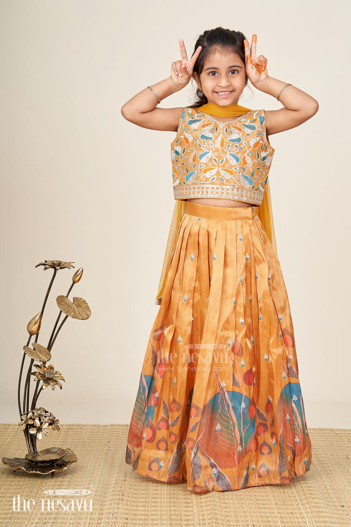 Festive Lehenga For Girls Embellished Partywear Skirt
