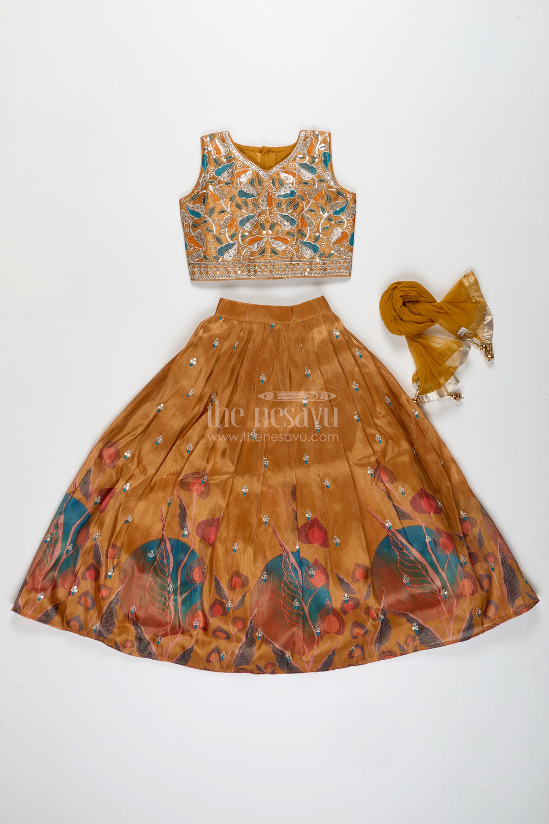 Festive Lehenga For Girls Embellished Partywear Skirt