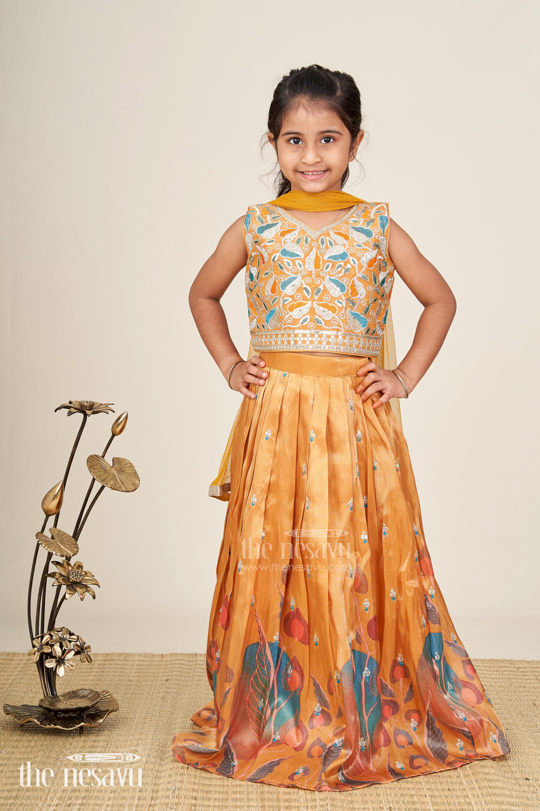 Festive Lehenga For Girls Embellished Partywear Skirt