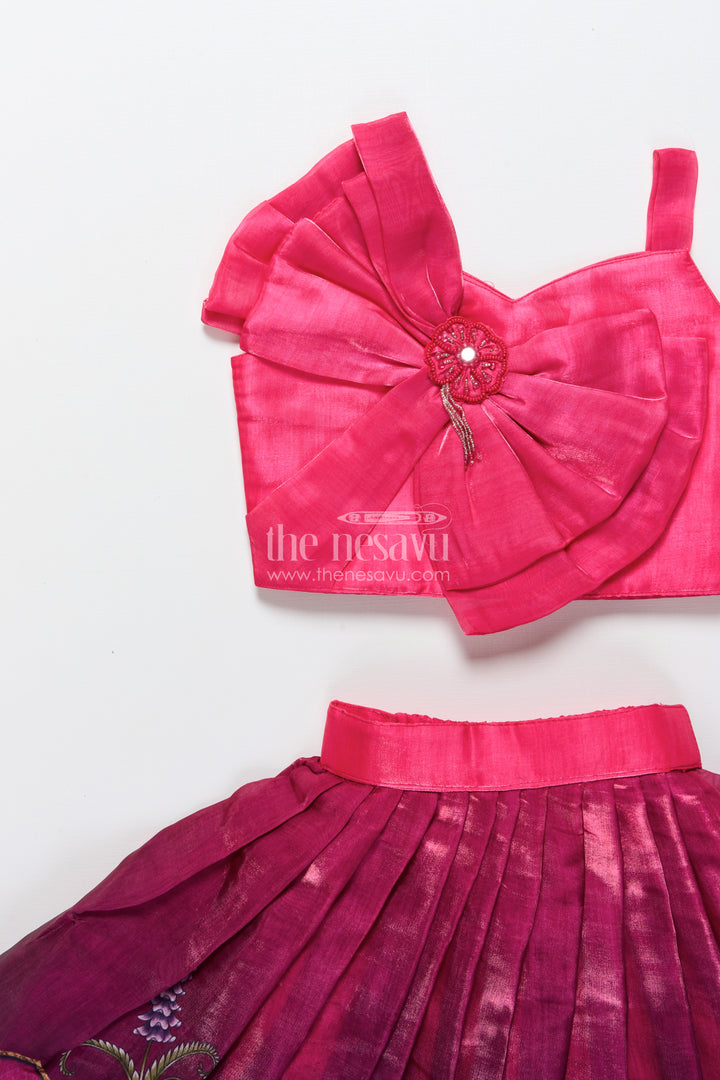 Baby girl lehenga choli for birthday parties and family weddings