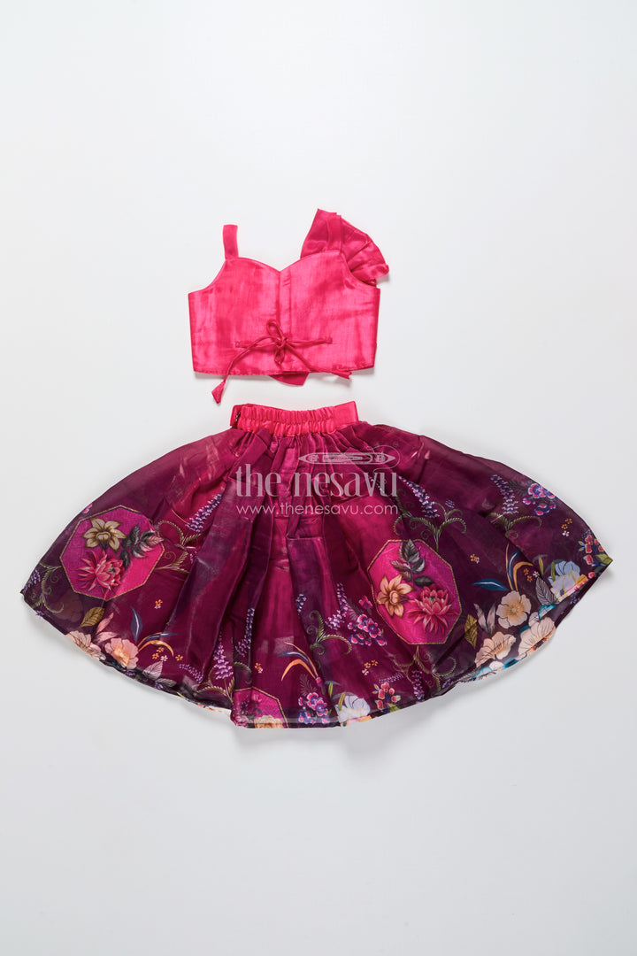 Baby girl lehenga choli for birthday parties and family weddings