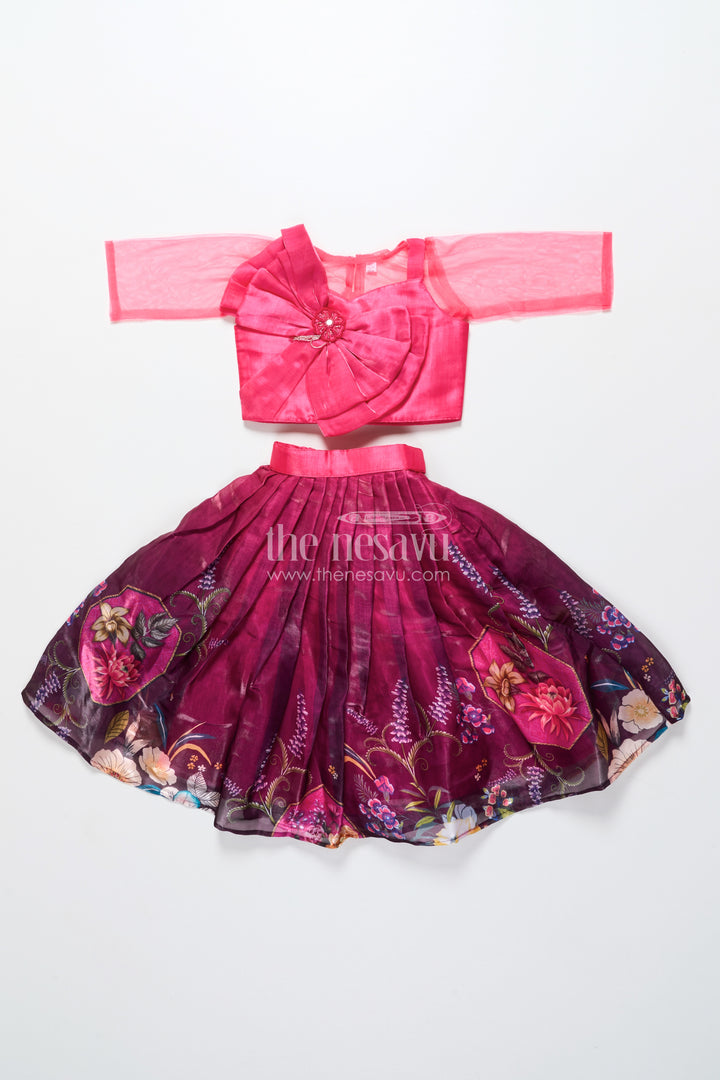Baby girl lehenga choli for birthday parties and family weddings
