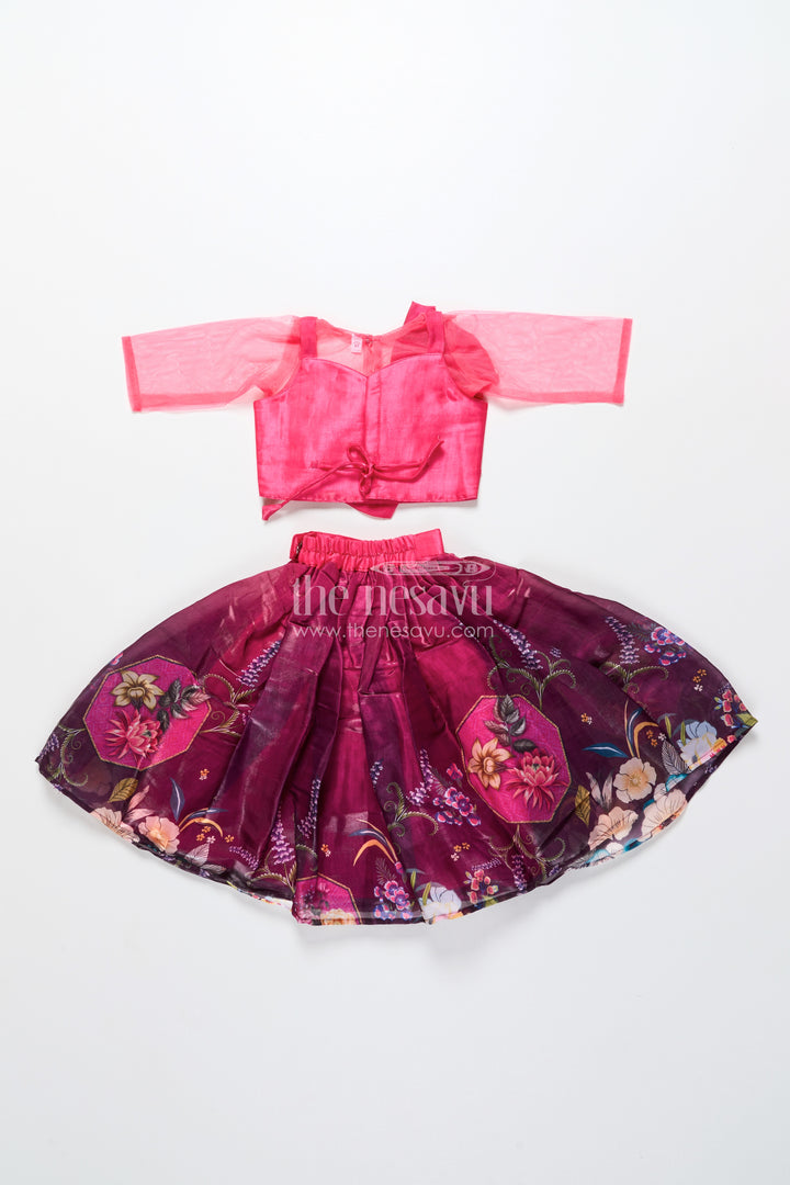 Baby girl lehenga choli for birthday parties and family weddings