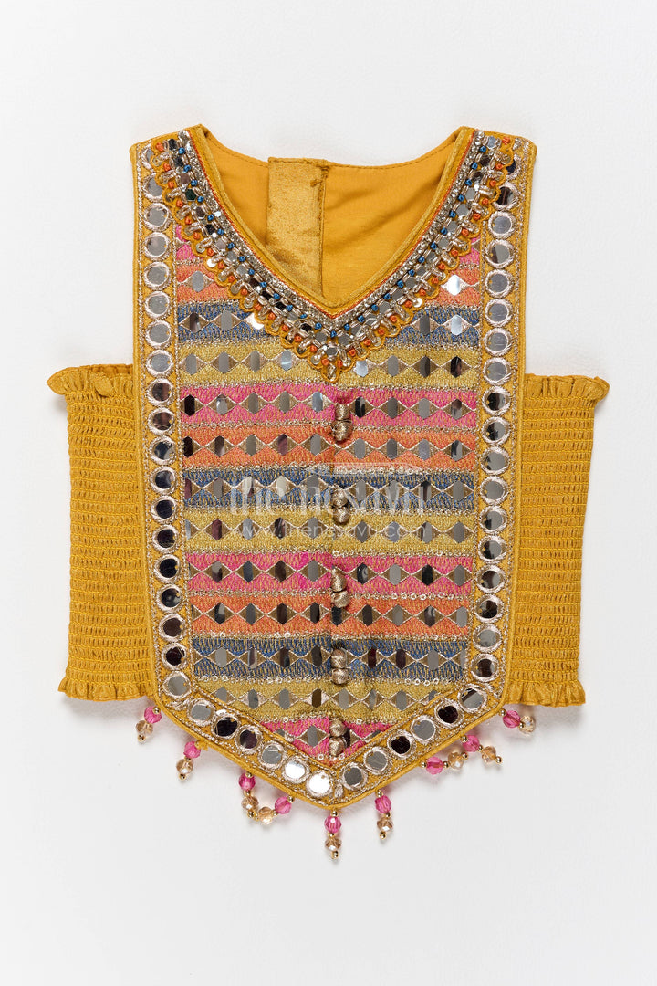 Kids Chaniya Choli with Thread Embroidery for Weddings and Parties