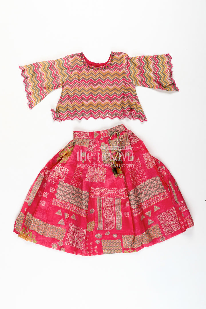 Festival Lehenga For Girls Embroidered Ethnic Outfit