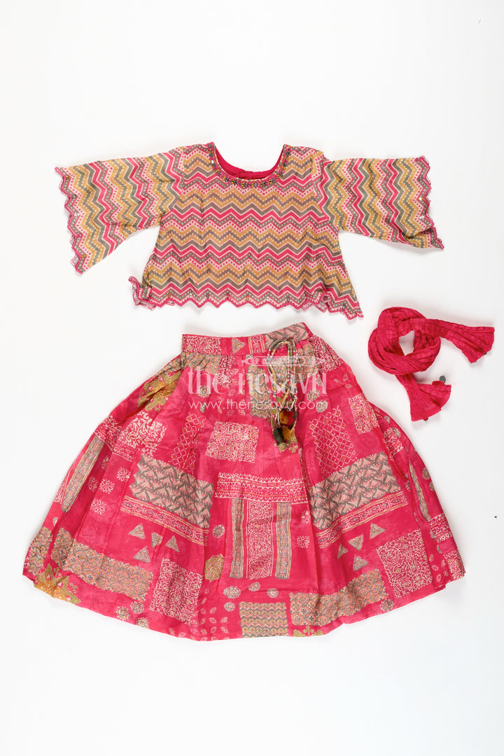 Festival Lehenga For Girls Embroidered Ethnic Outfit