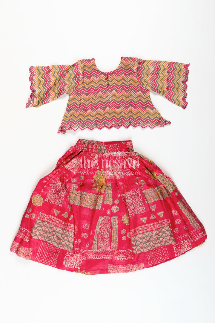 Festival Lehenga For Girls Embroidered Ethnic Outfit