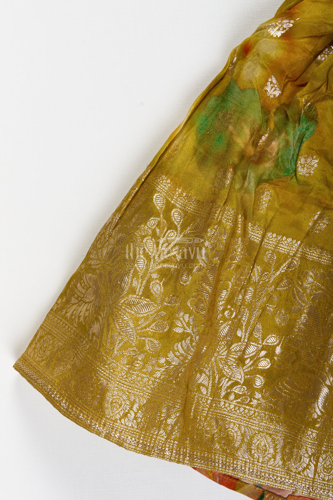 Traditional Silk Lehenga For Girls Festive Dupatta Set