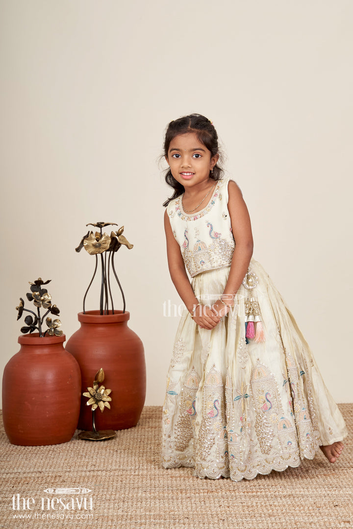 Embroidered lehenga choli for girls ideal for weddings and cultural celebrations