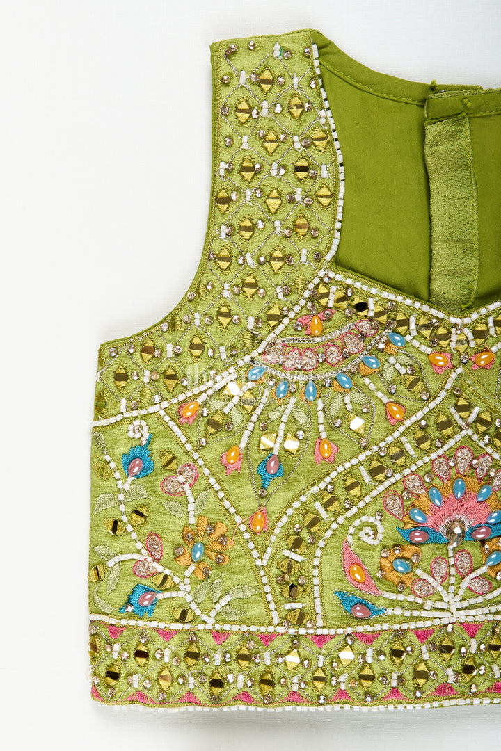 Girls lehenga choli set for weddings and traditional family celebrations