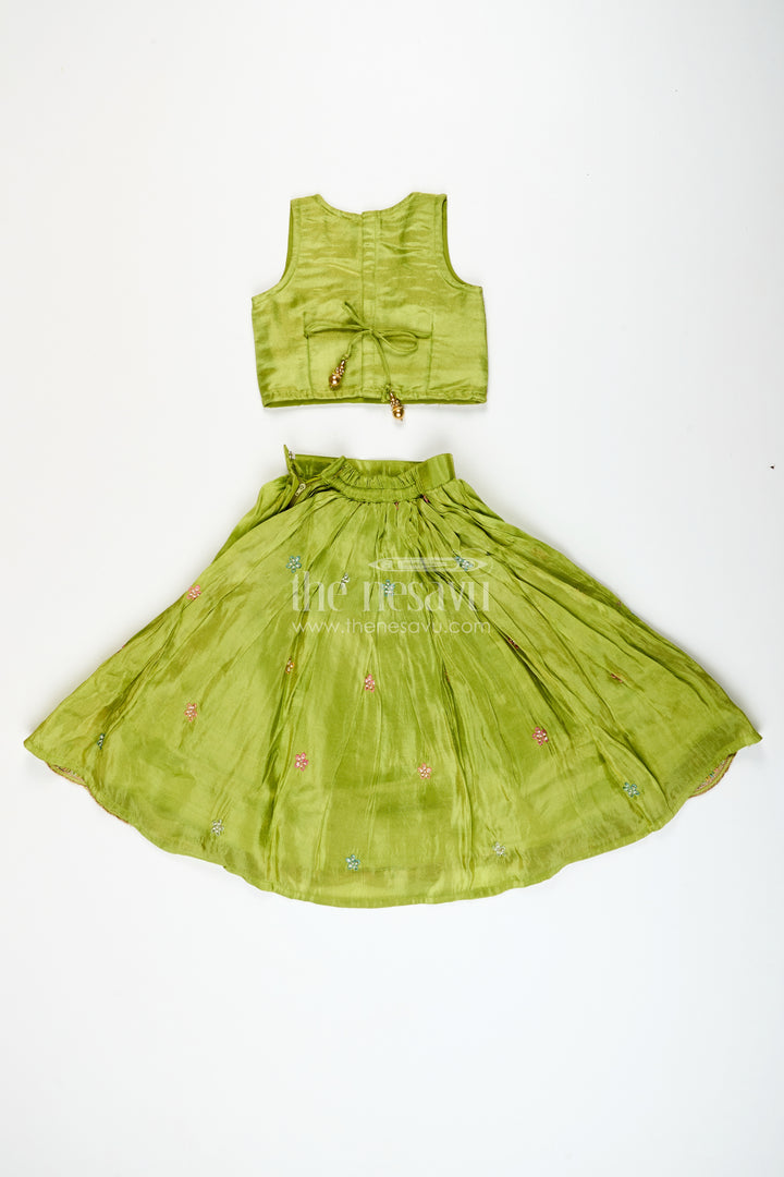 Girls lehenga choli set for weddings and traditional family celebrations