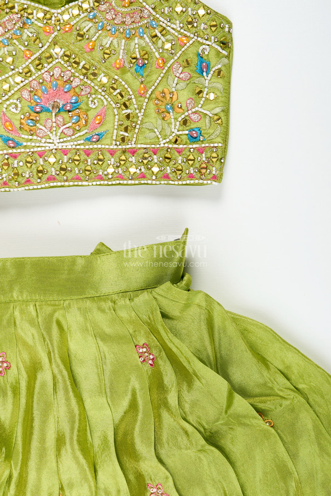 Girls lehenga choli set for weddings and traditional family celebrations