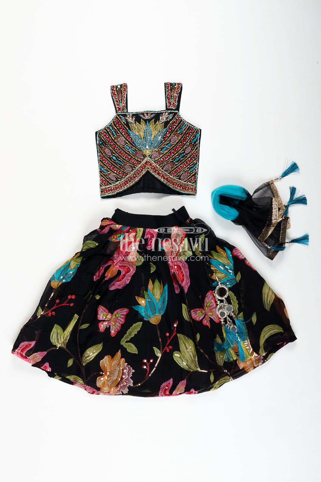 Designer Lehenga Choli For Girls Zari And Stone Work Look