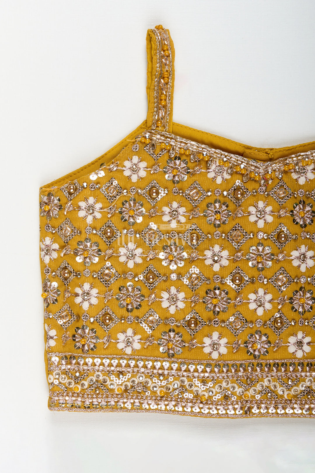 Girls georgette lehenga choli for festive events and dance programs