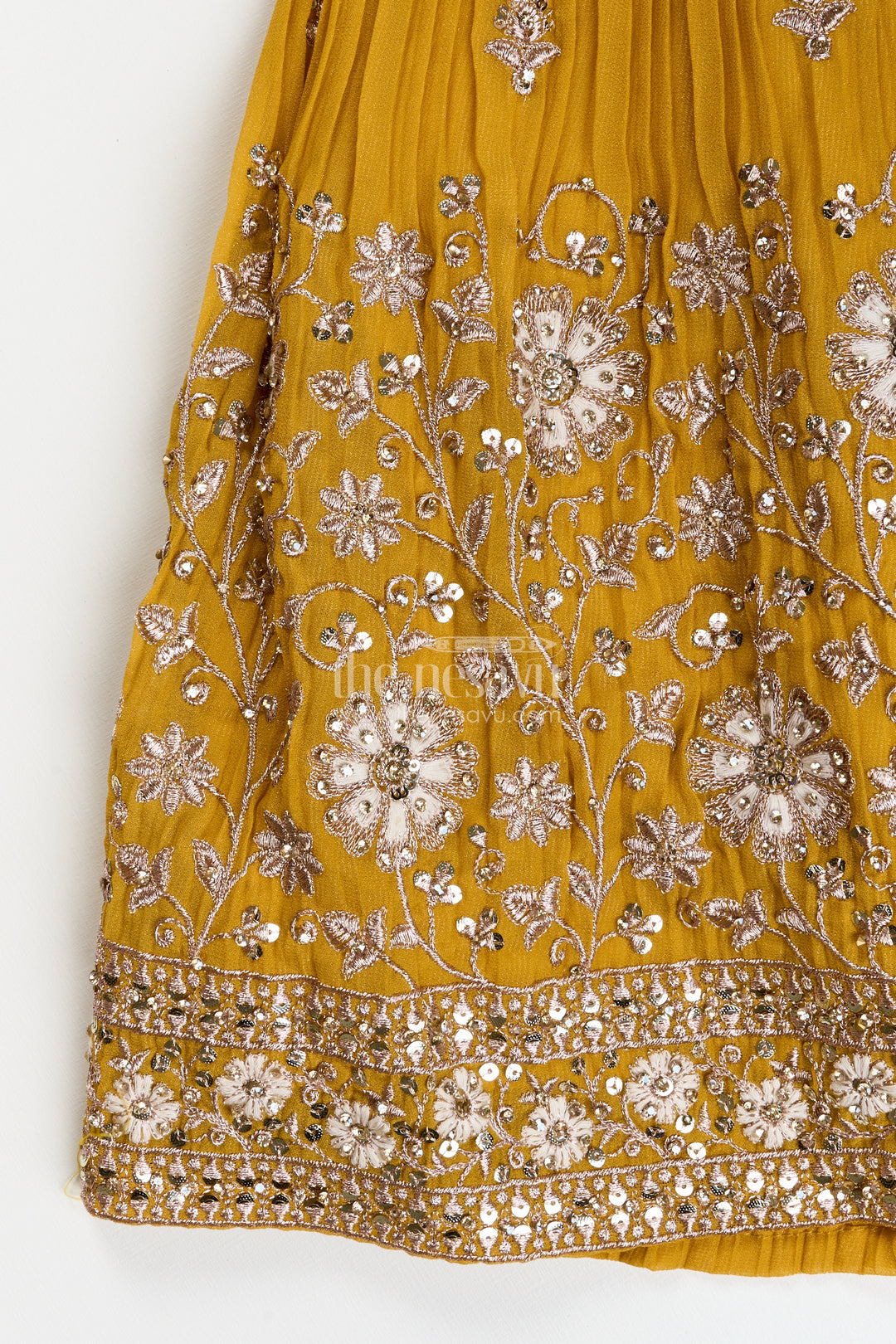 Girls georgette lehenga choli for festive events and dance programs