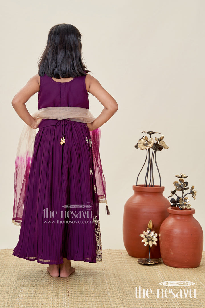 Girls Embroidered Lehenga Choli For Weddings And Festive Occasions