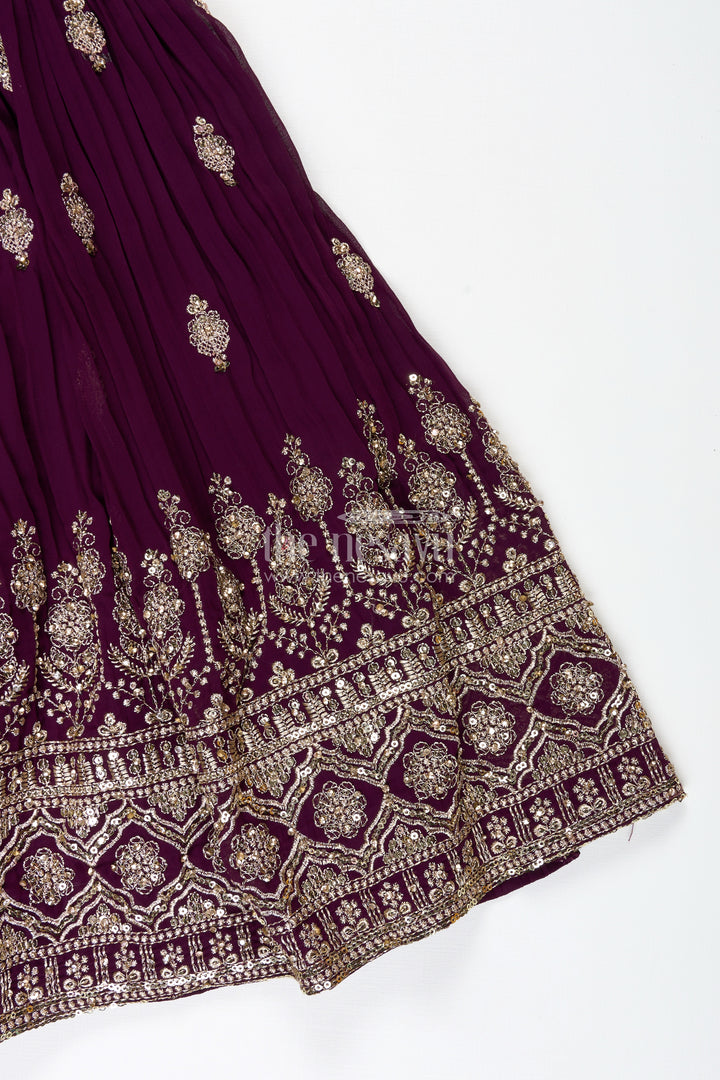 Girls Embroidered Lehenga Choli For Weddings And Festive Occasions