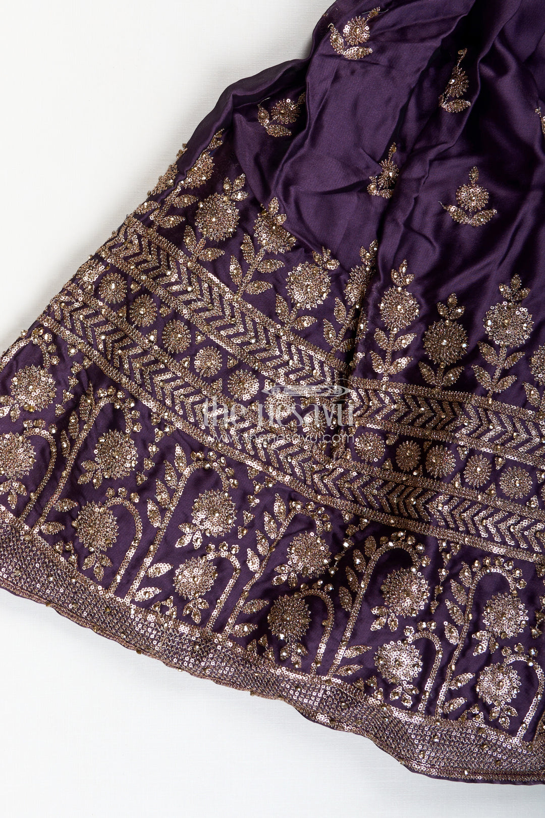 Girls Festive Lehenga Choli Sequin Dupatta Party Look