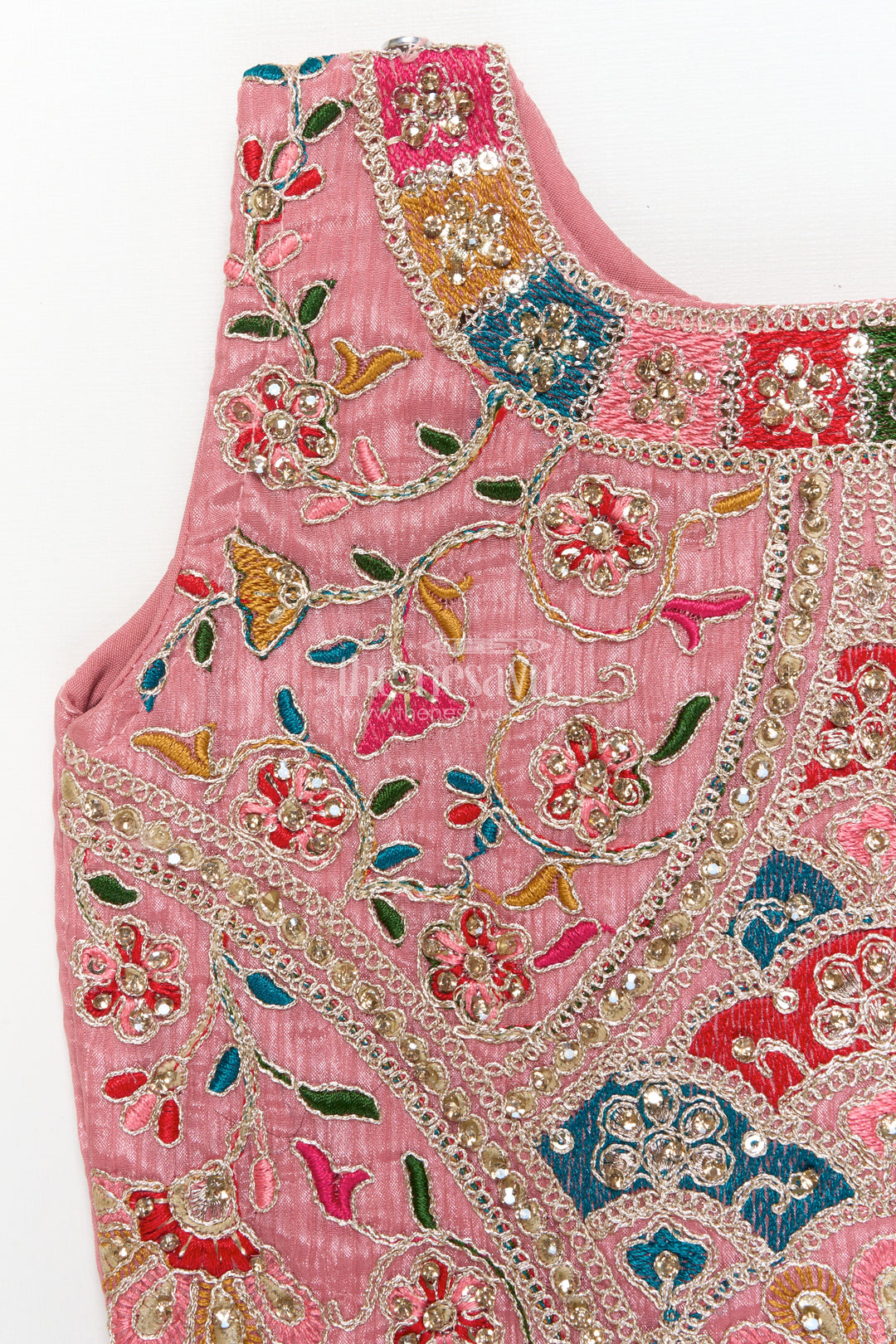 Girls Lehenga Choli with Flared Skirt and Traditional Dupatta