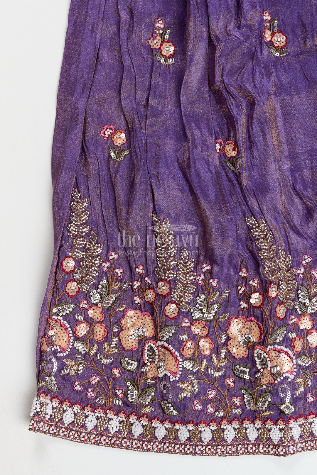 Girls embroidered lehenga choli set for weddings and festive occasions