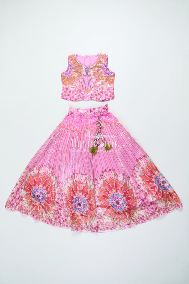 Girls Lehenga Choli with Designer Embroidery for Weddings and Festive Occasions