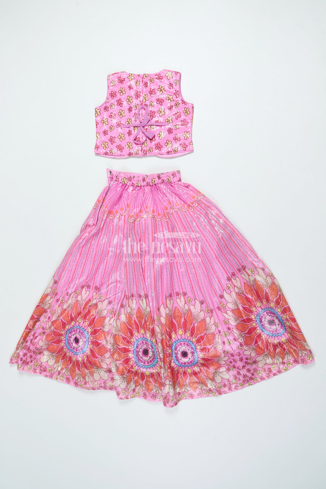 Girls Lehenga Choli with Designer Embroidery for Weddings and Festive Occasions