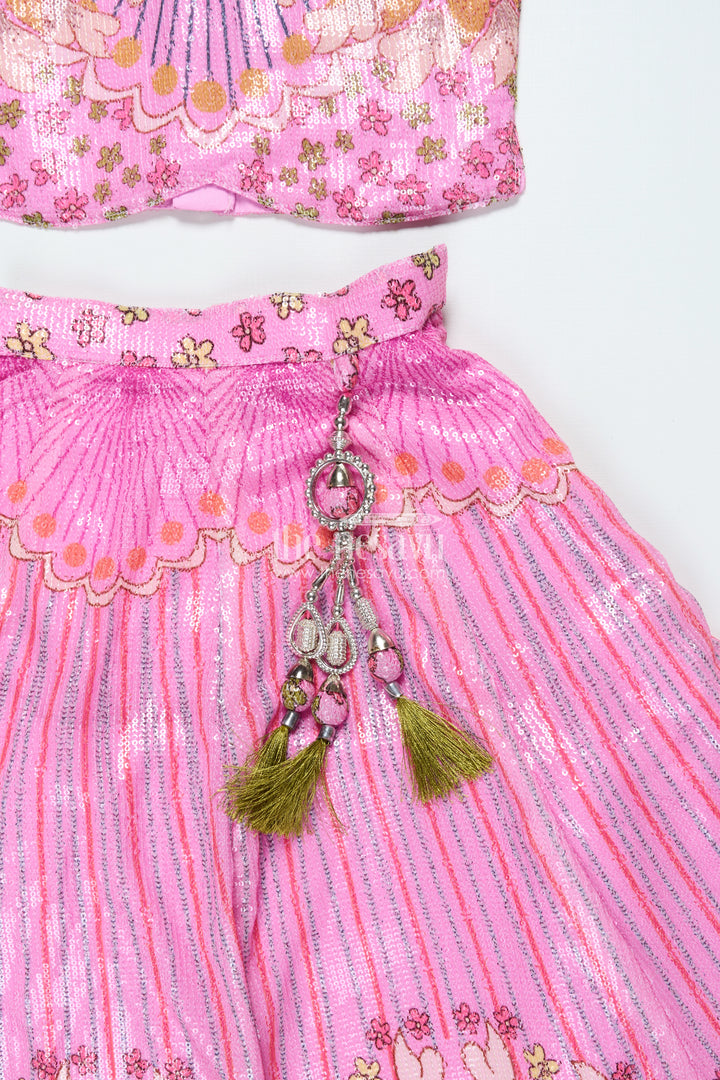 Girls Lehenga Choli with Designer Embroidery for Weddings and Festive Occasions