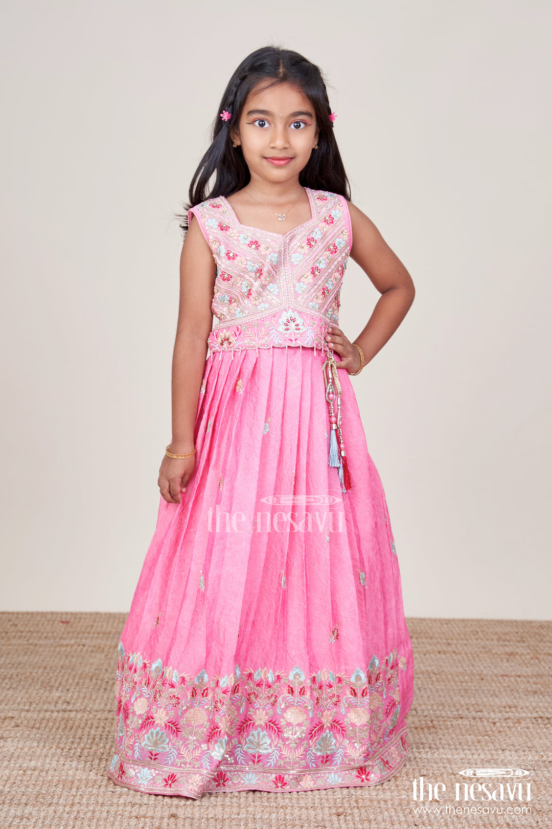 Lehenga Choli for Girls with Embroidery for Weddings and Celebrations