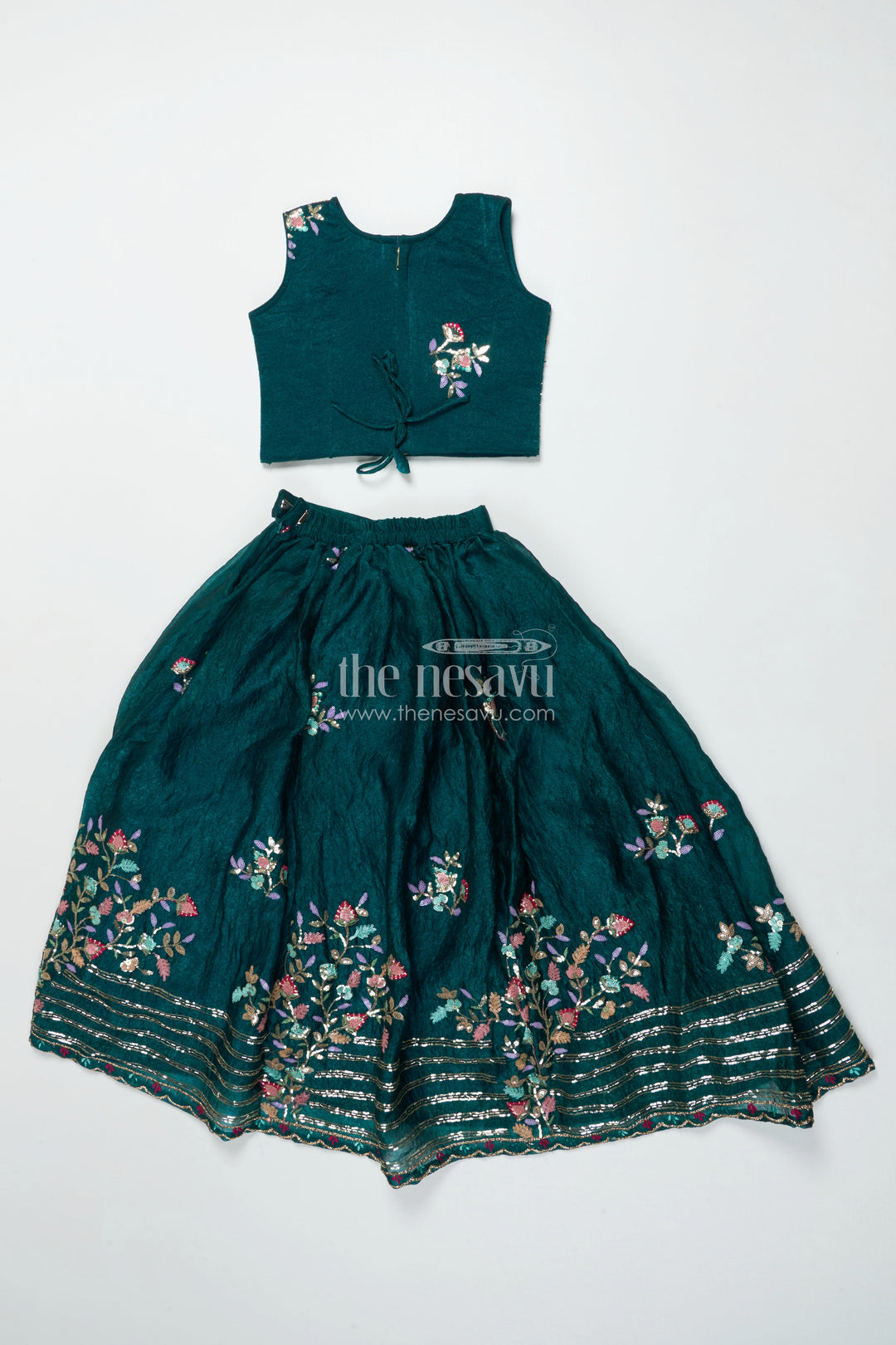 Fancy Lehenga Choli Set for Toddler Girls Weddings and Festivals
