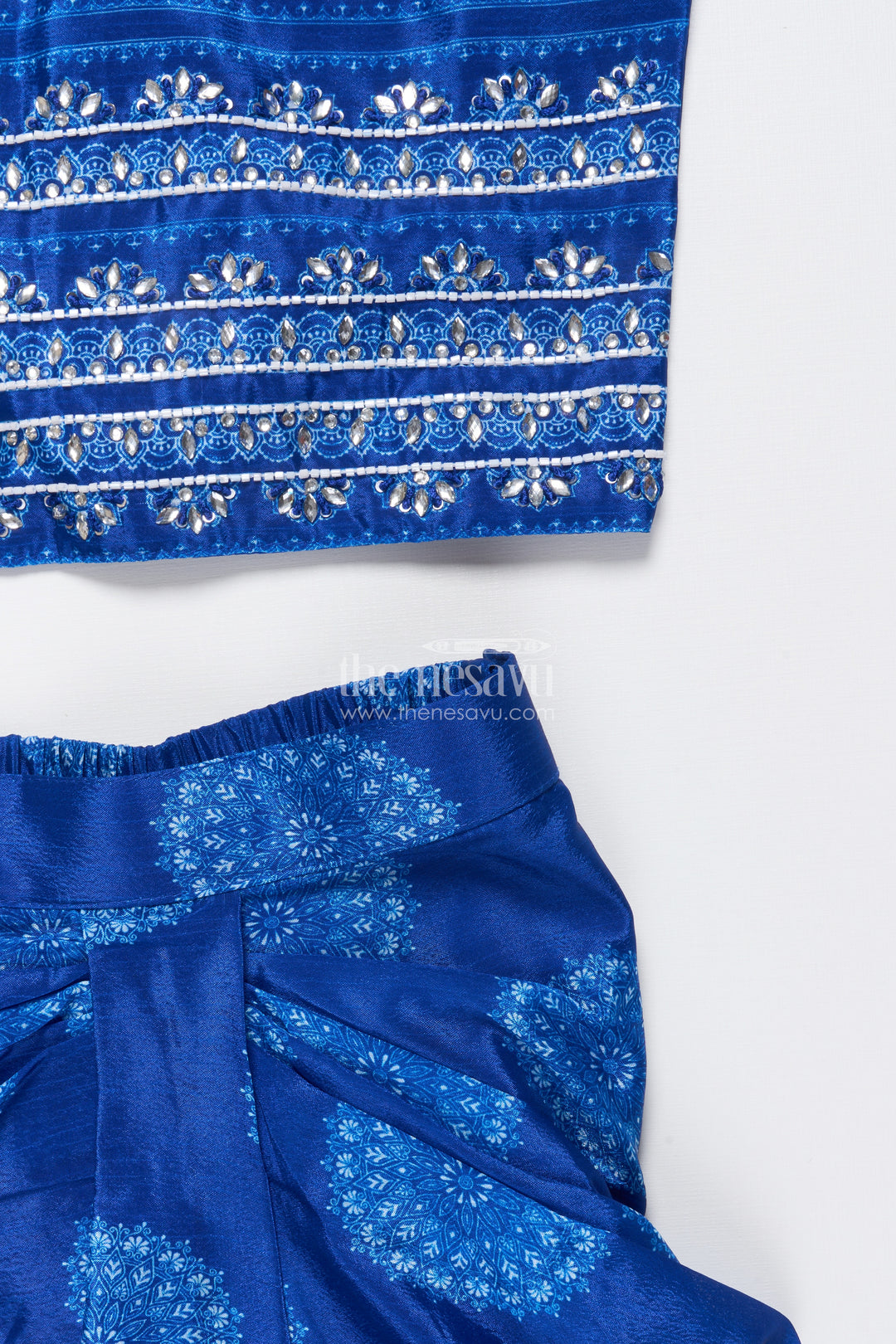 Muslin Silk Lehenga Choli for Girls with Digital Print for Ethnic Day and Parties